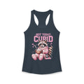 Not Today Cupid Raccoon Women's Ideal Racerback Tank