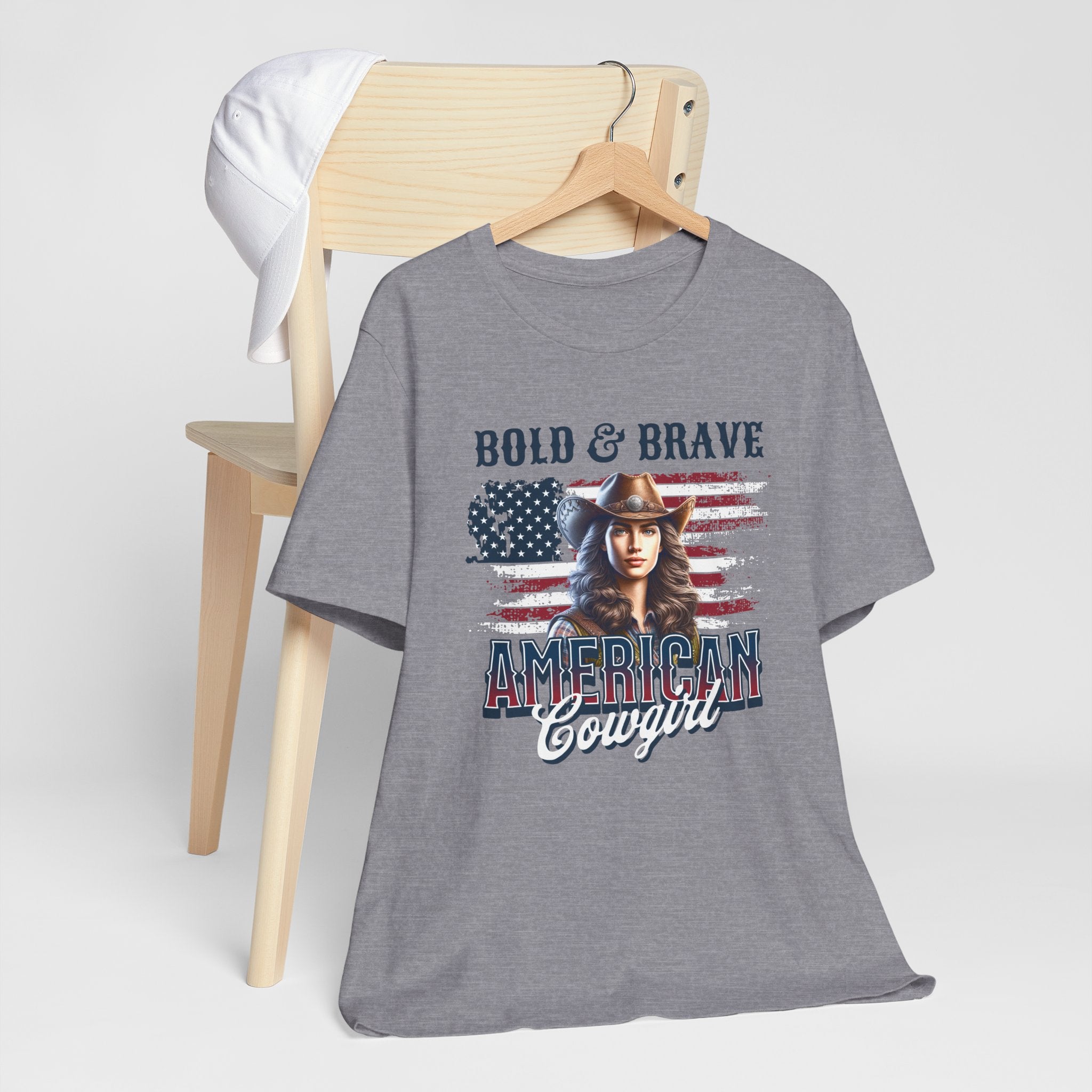 Bold & Brave American Cowgirl Unisex Jersey Short Sleeve Tee