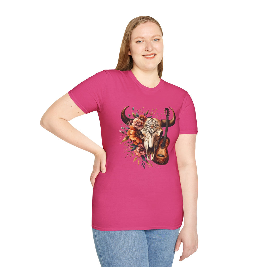 Western Skull Unisex Soft style T-Shirt