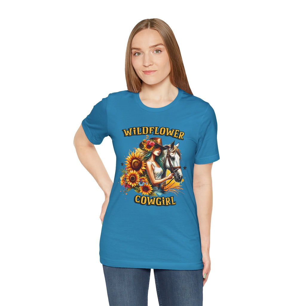 Western Wildflower Girl Jersey Short Sleeve Tee