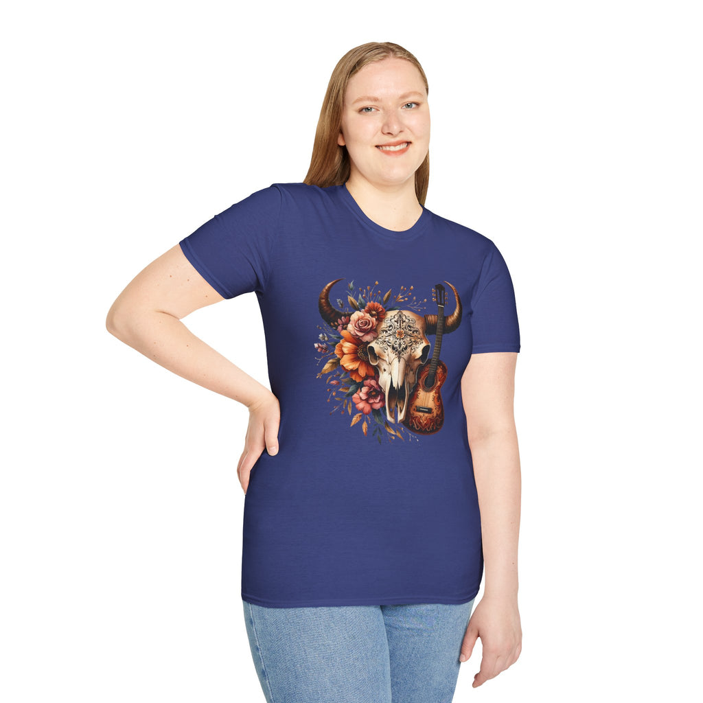 Western Skull Unisex Soft style T-Shirt