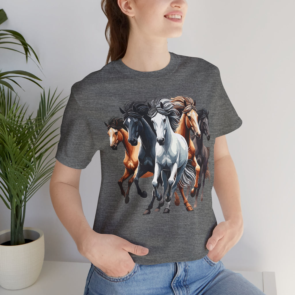 Wild Horse Western Tee — Custom Rodeo-Inspired Graphic T-Shirt