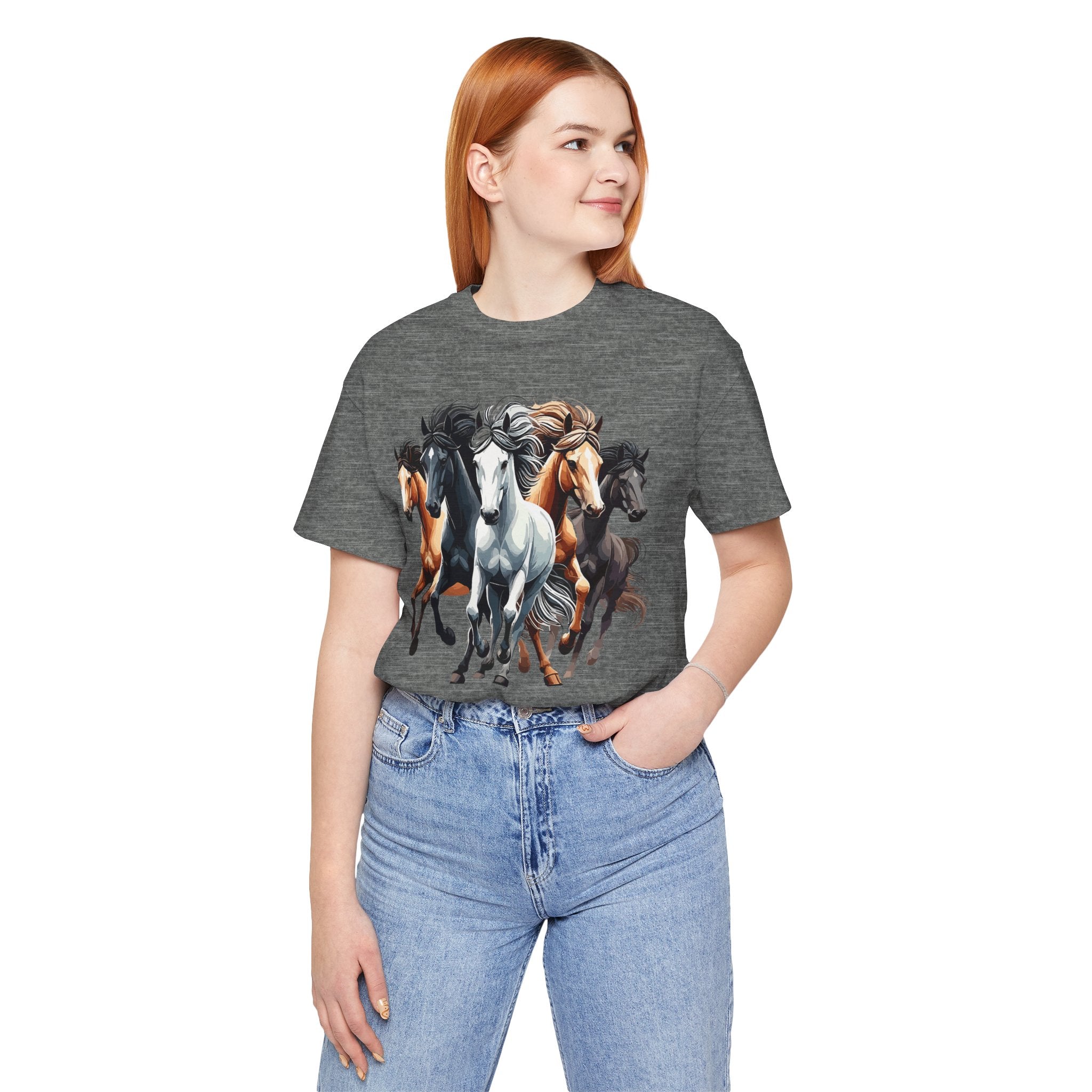 Wild Horse Western Tee — Custom Rodeo-Inspired Graphic T-Shirt
