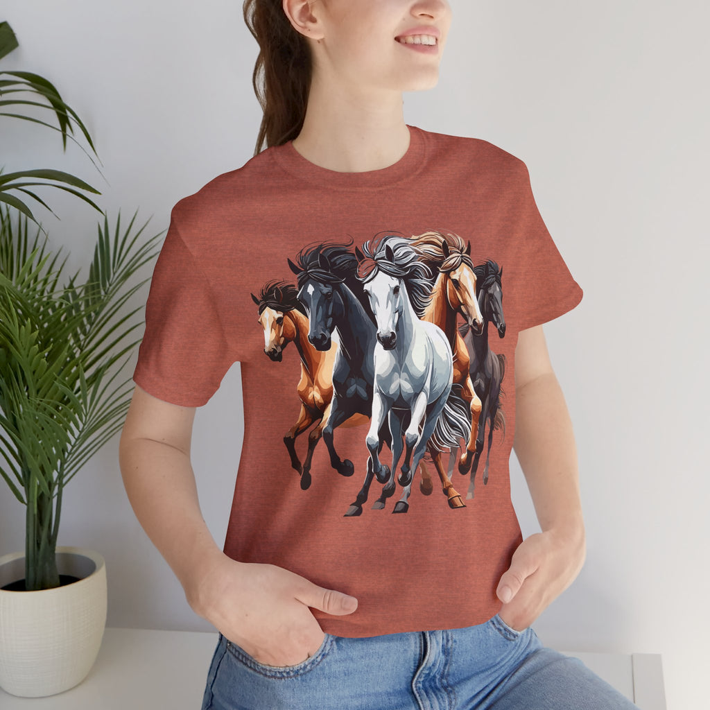 Wild Horse Western Tee — Custom Rodeo-Inspired Graphic T-Shirt
