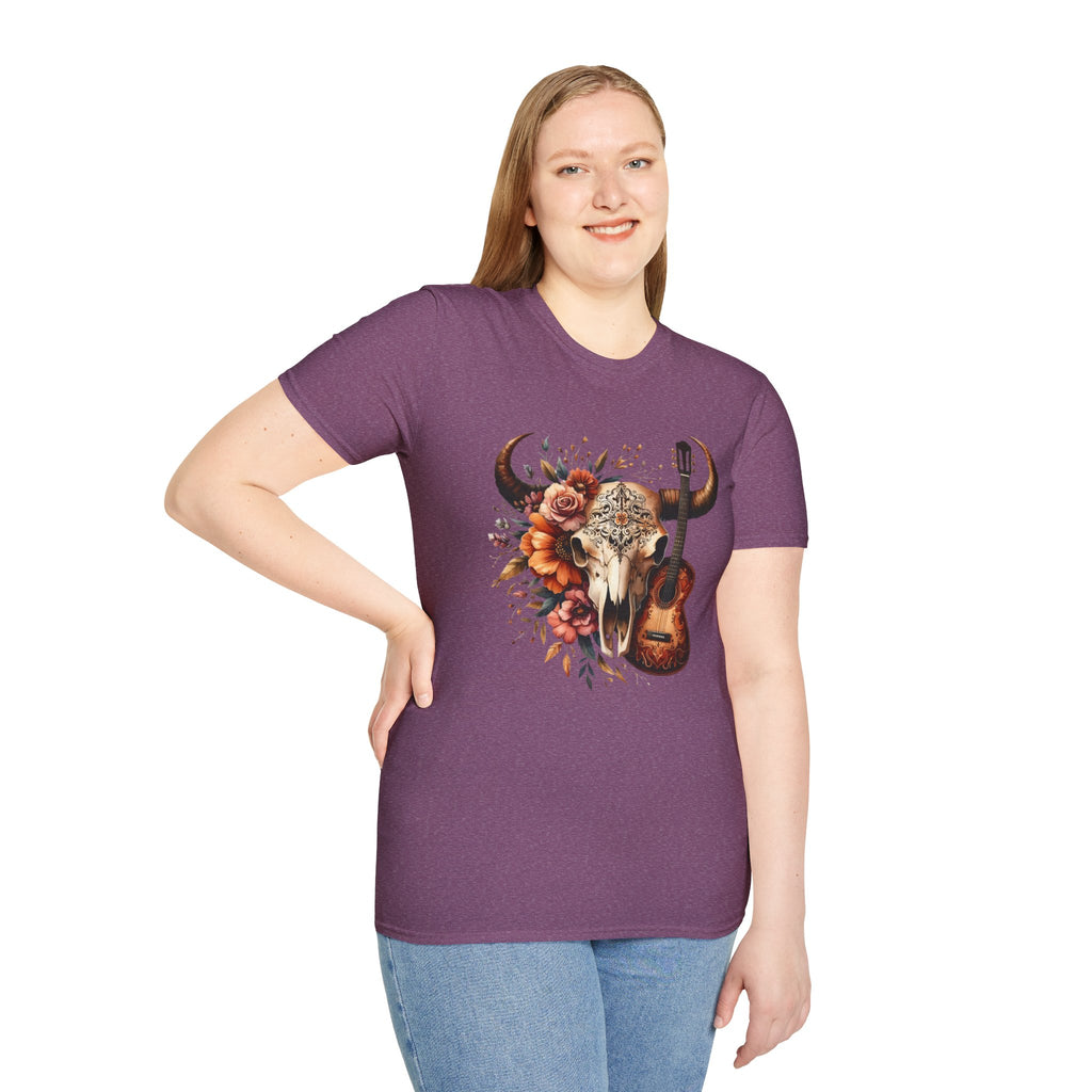 Western Skull Unisex Soft style T-Shirt