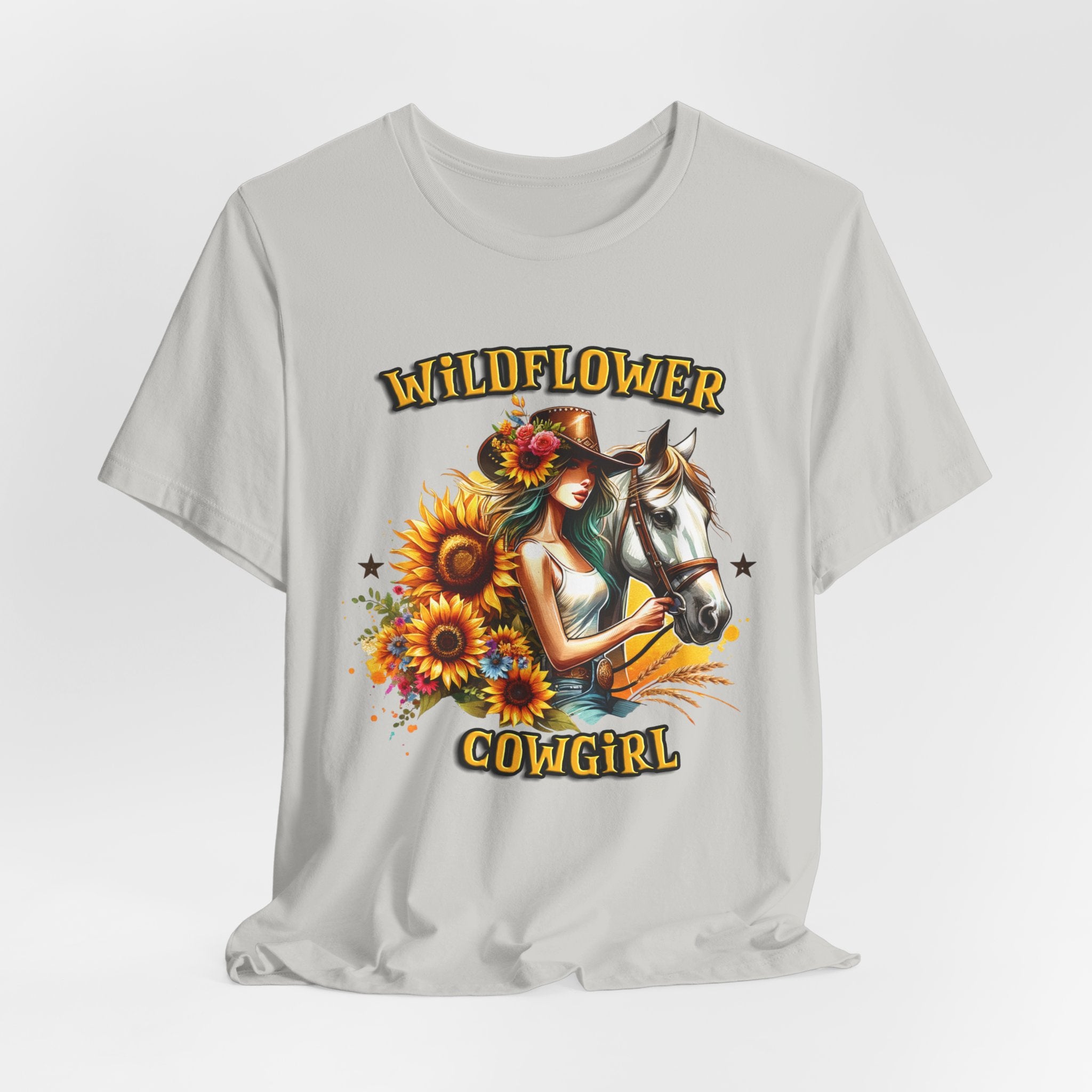 Western Wildflower Girl Jersey Short Sleeve Tee