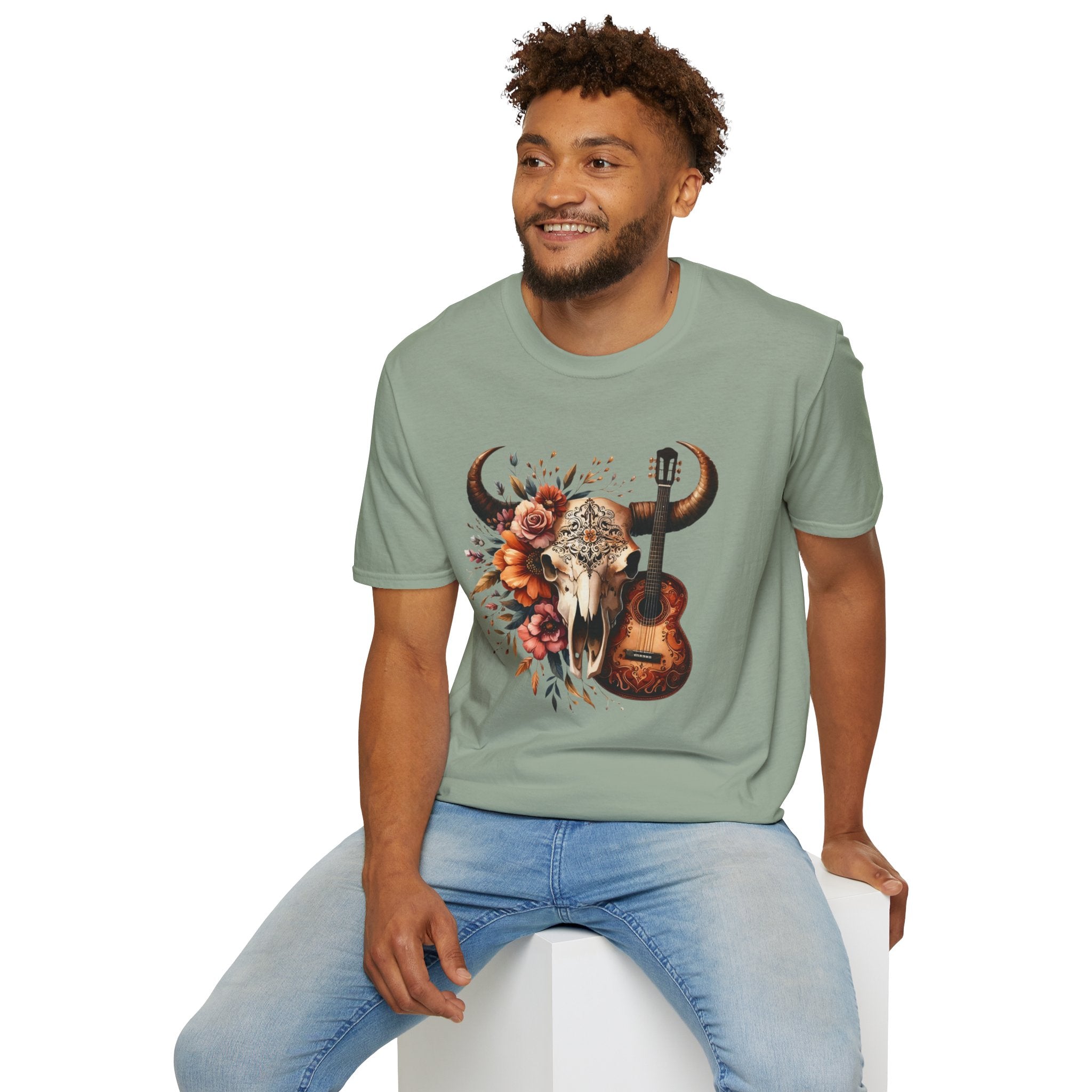 Western Skull Unisex Soft style T-Shirt