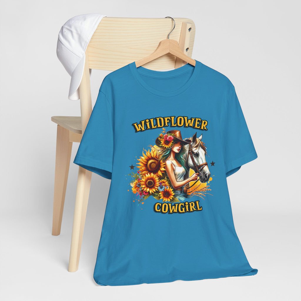 Western Wildflower Girl Jersey Short Sleeve Tee