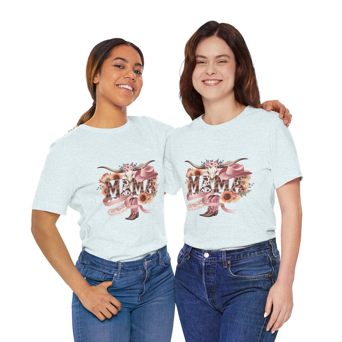 Western 'MAMA' Jersey Tee — Mama Graphic T-Shirt