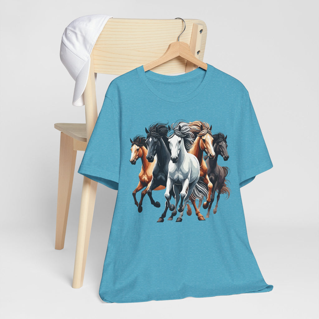 Wild Horse Western Tee — Custom Rodeo-Inspired Graphic T-Shirt