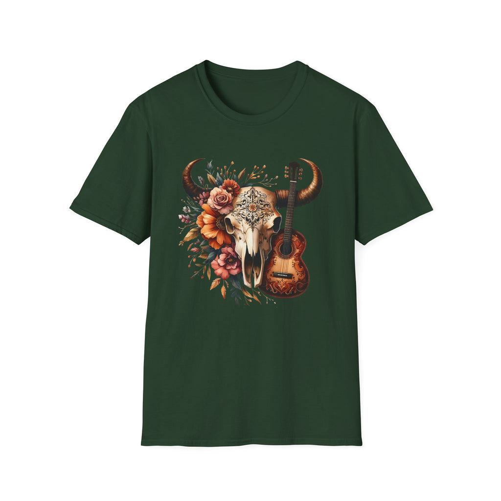 Western Skull Unisex Soft style T-Shirt