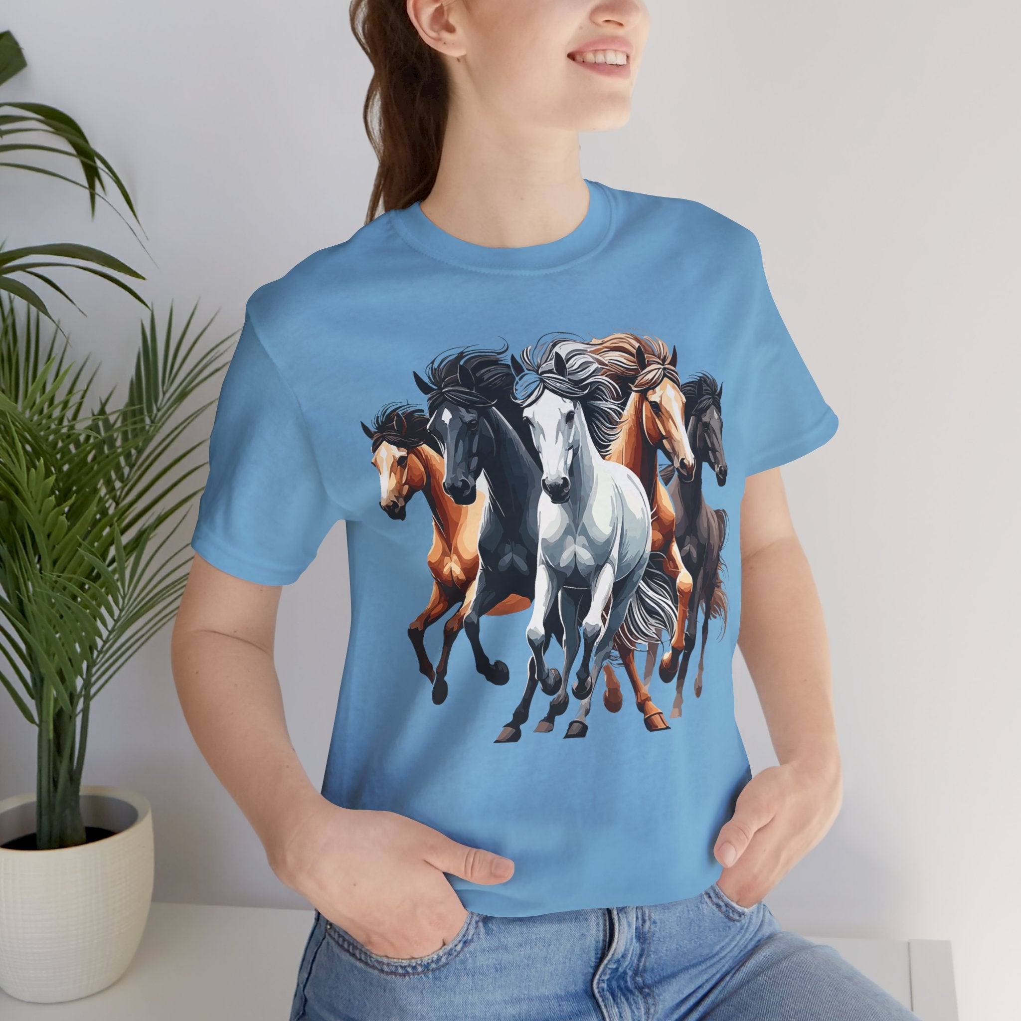 Wild Horse Western Tee — Custom Rodeo-Inspired Graphic T-Shirt