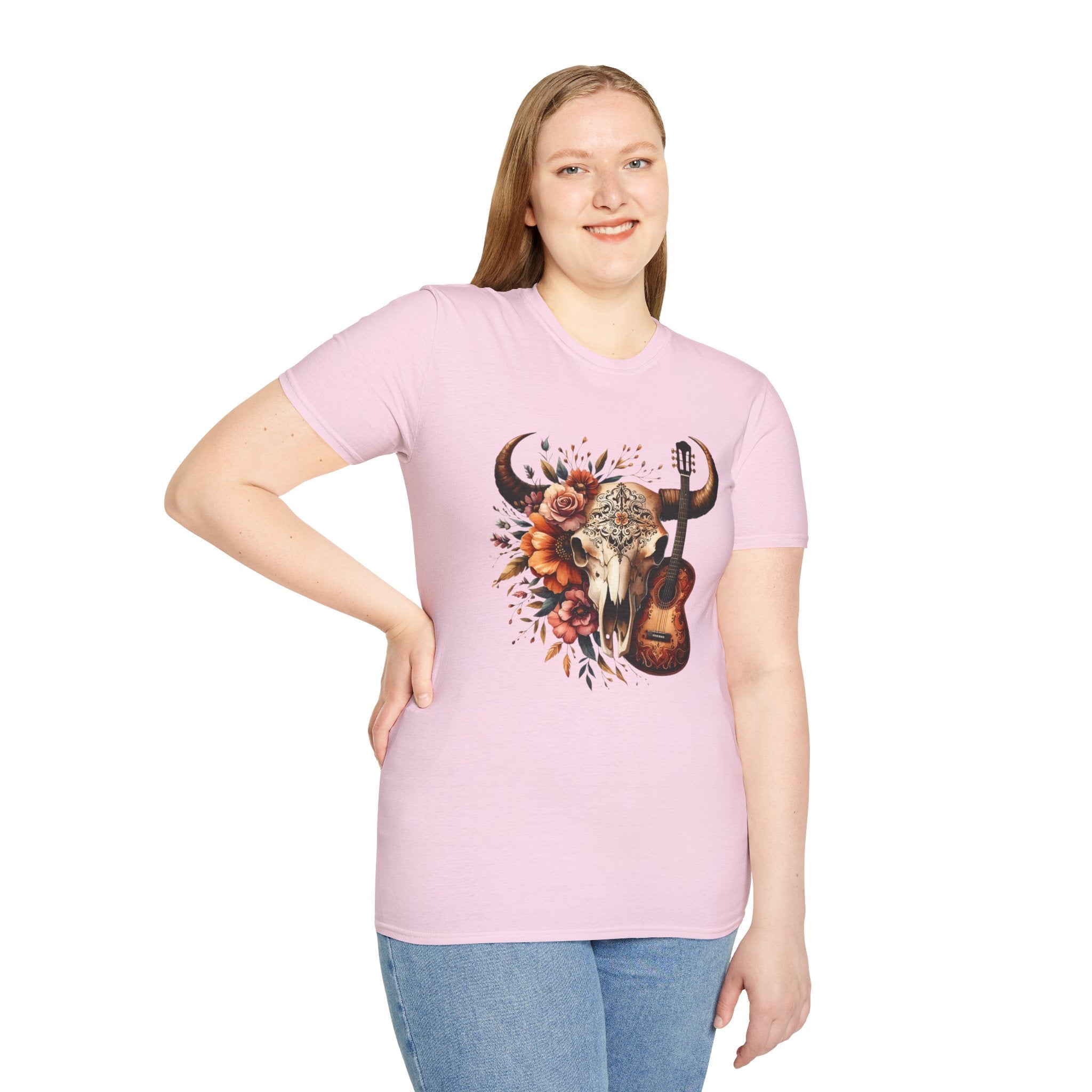 Western Skull Unisex Soft style T-Shirt