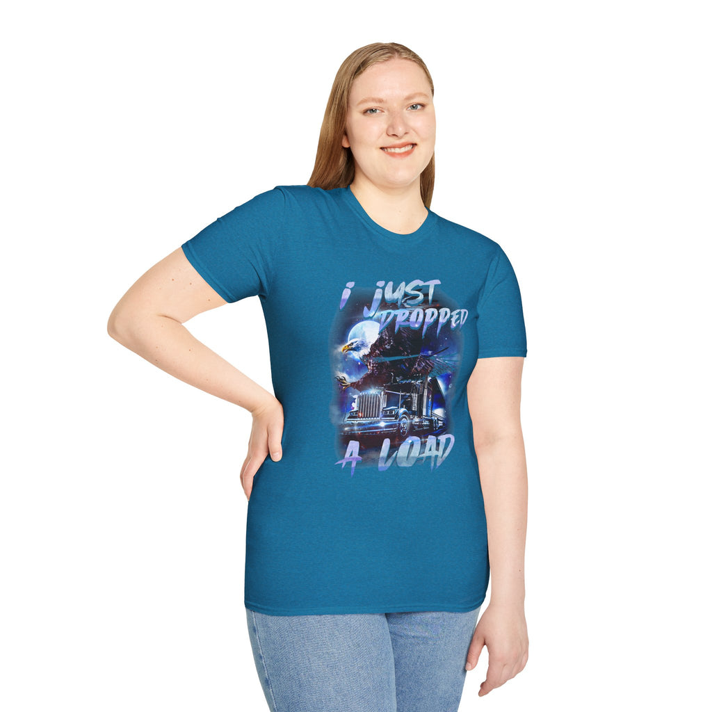 Just Dropped a Load Trucker Softstyle T-Shirt