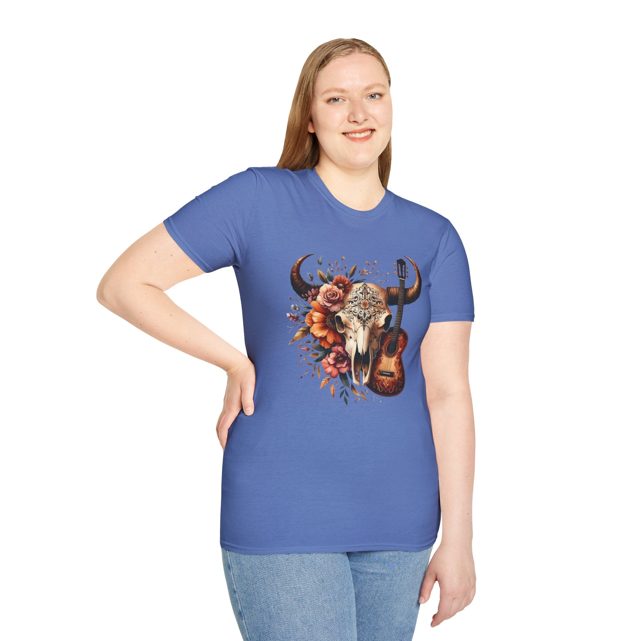 Western Skull Unisex Soft style T-Shirt