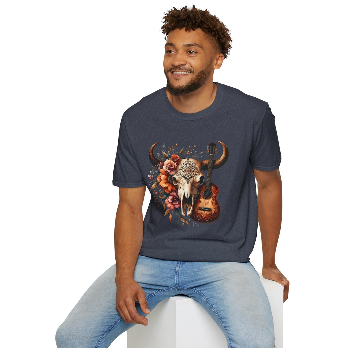 Western Skull Unisex Soft style T-Shirt