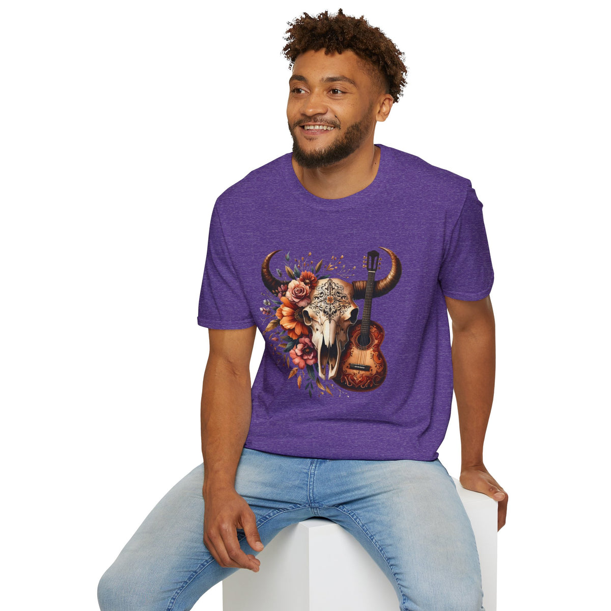Western Skull Unisex Soft style T-Shirt