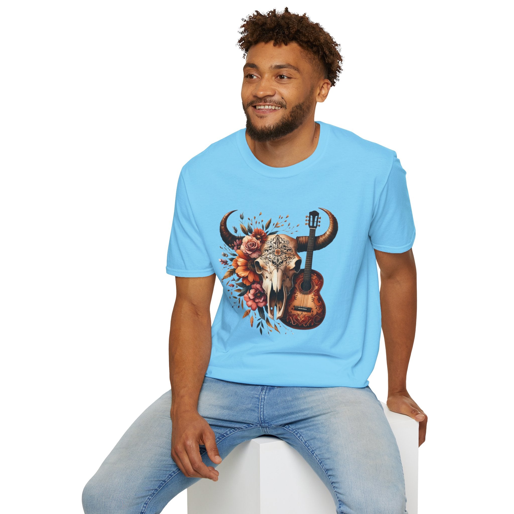 Western Skull Unisex Soft style T-Shirt