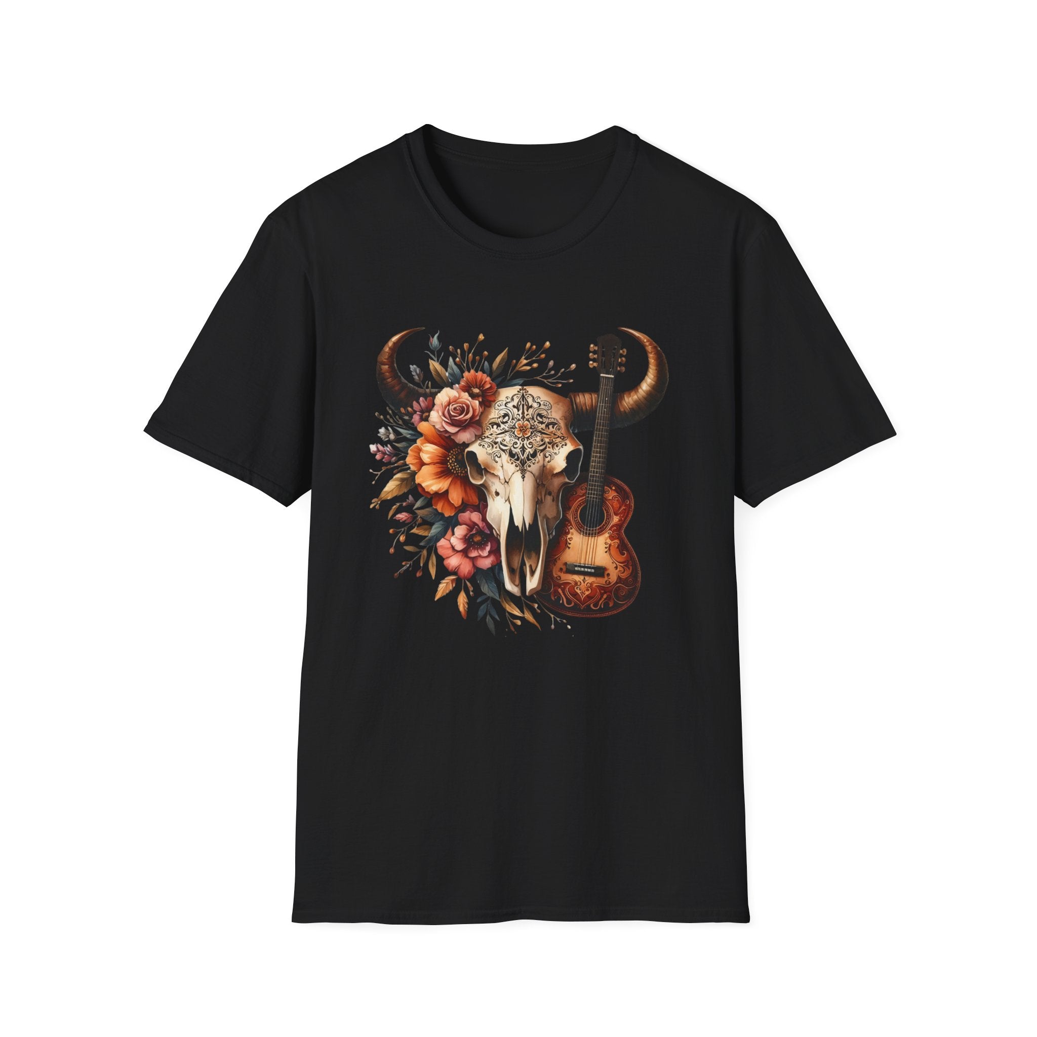 Western Skull Unisex Soft style T-Shirt