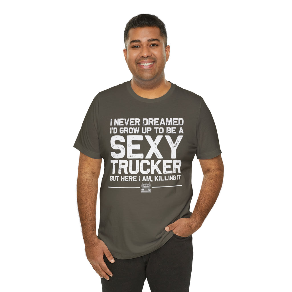 Funny Truck Driver Tee for Trucker Women — Women’s Trucker Shirt
