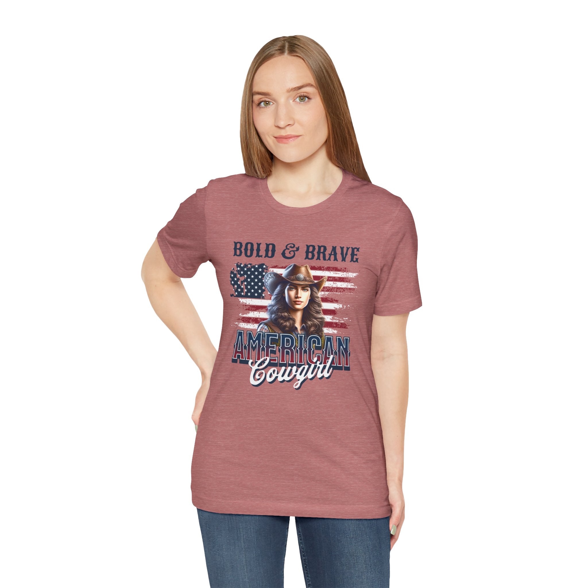 Bold & Brave American Cowgirl Unisex Jersey Short Sleeve Tee