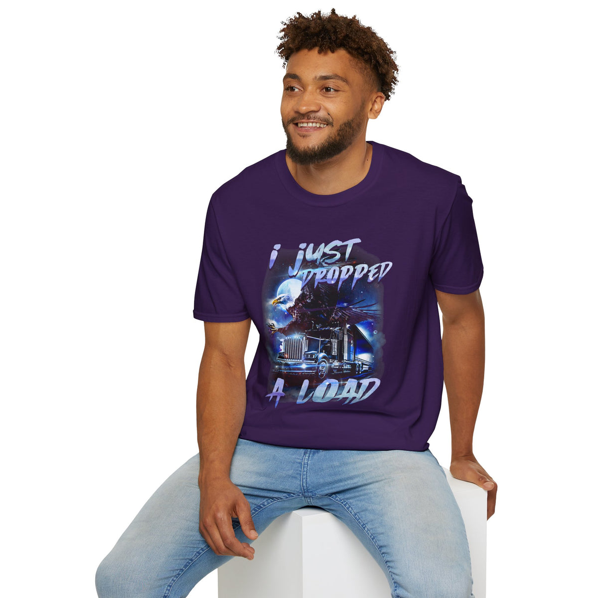 Just Dropped a Load Trucker Softstyle T-Shirt