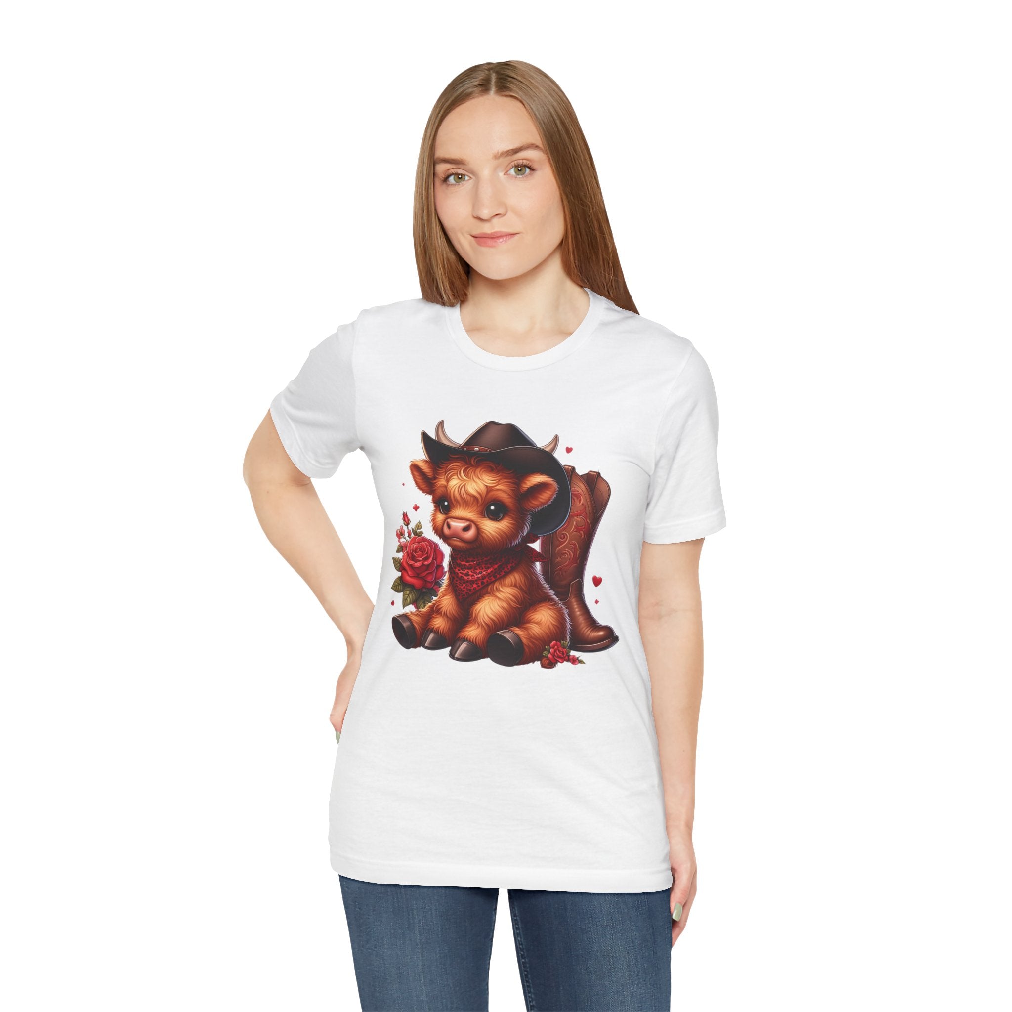 Baby Highland Cow Unisex Jersey Short Sleeve Tee