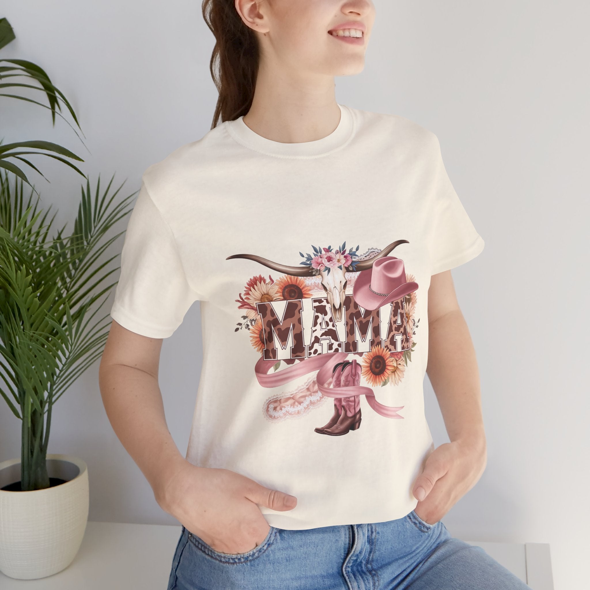 Western 'MAMA' Jersey Tee — Mama Graphic T-Shirt