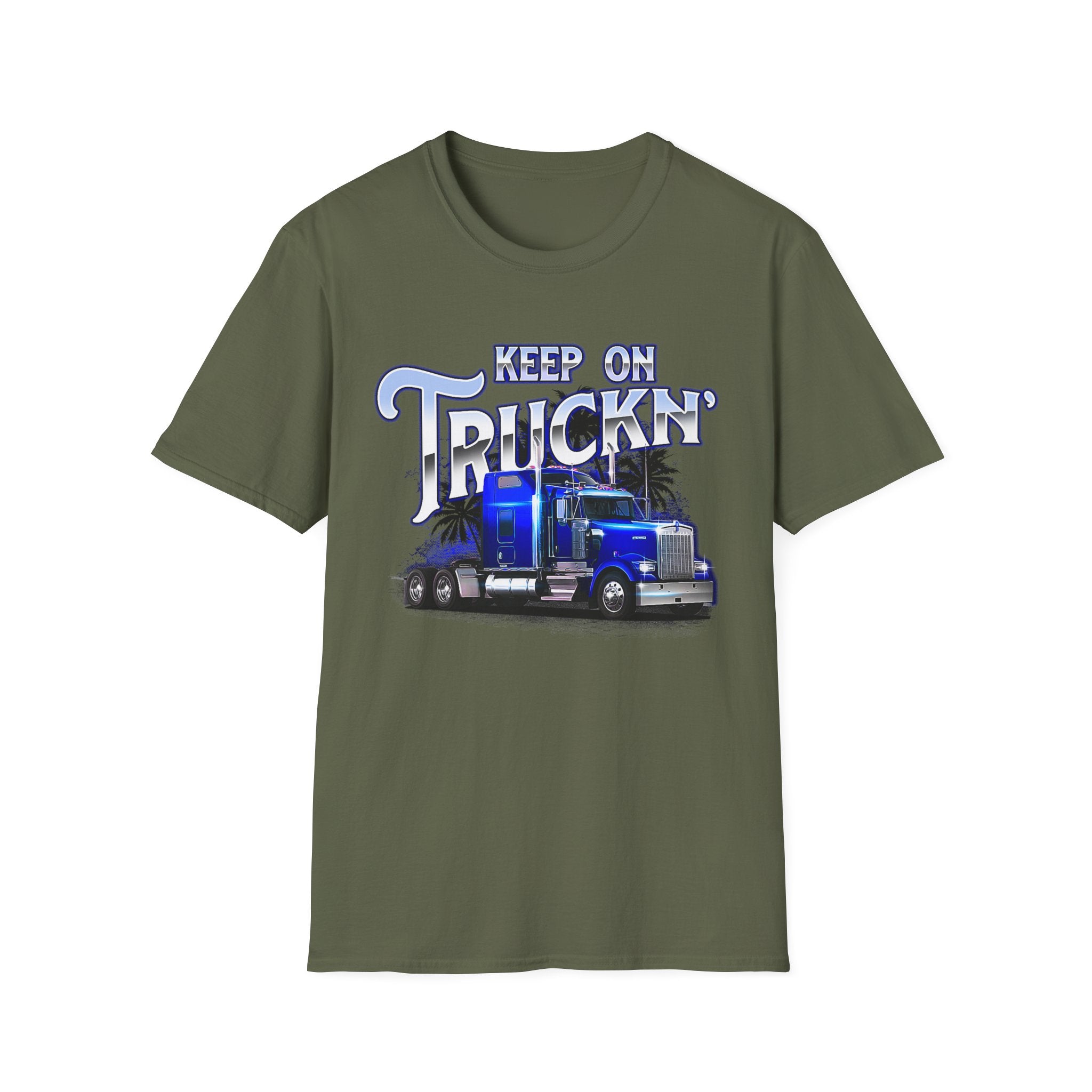 Keep On Truckn Trucker Soft Style T-Shirt