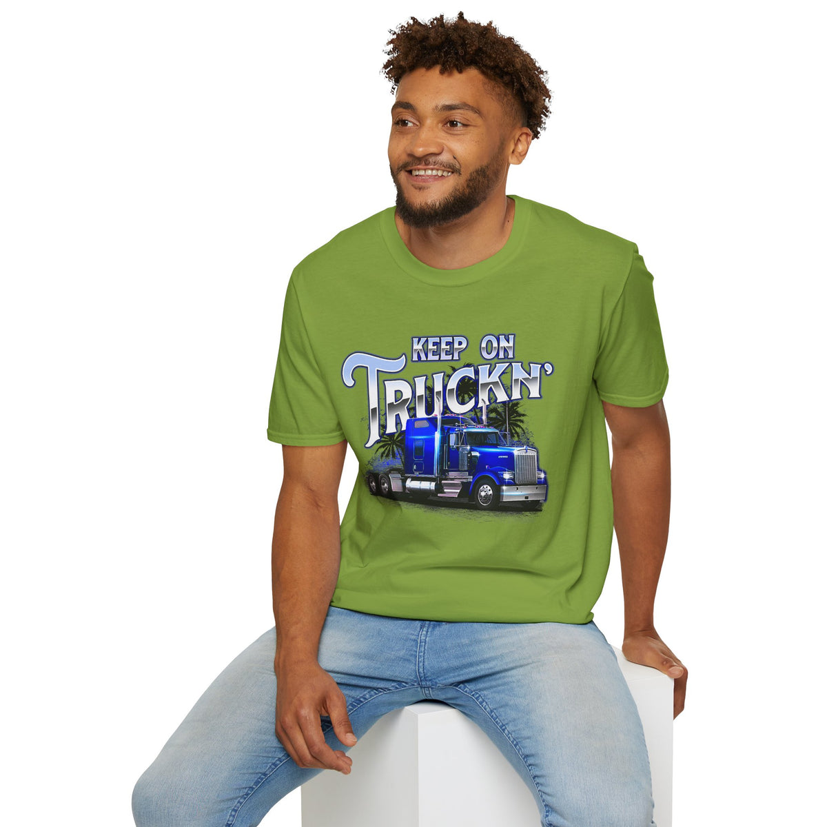 Keep On Truckn Trucker Soft Style T-Shirt
