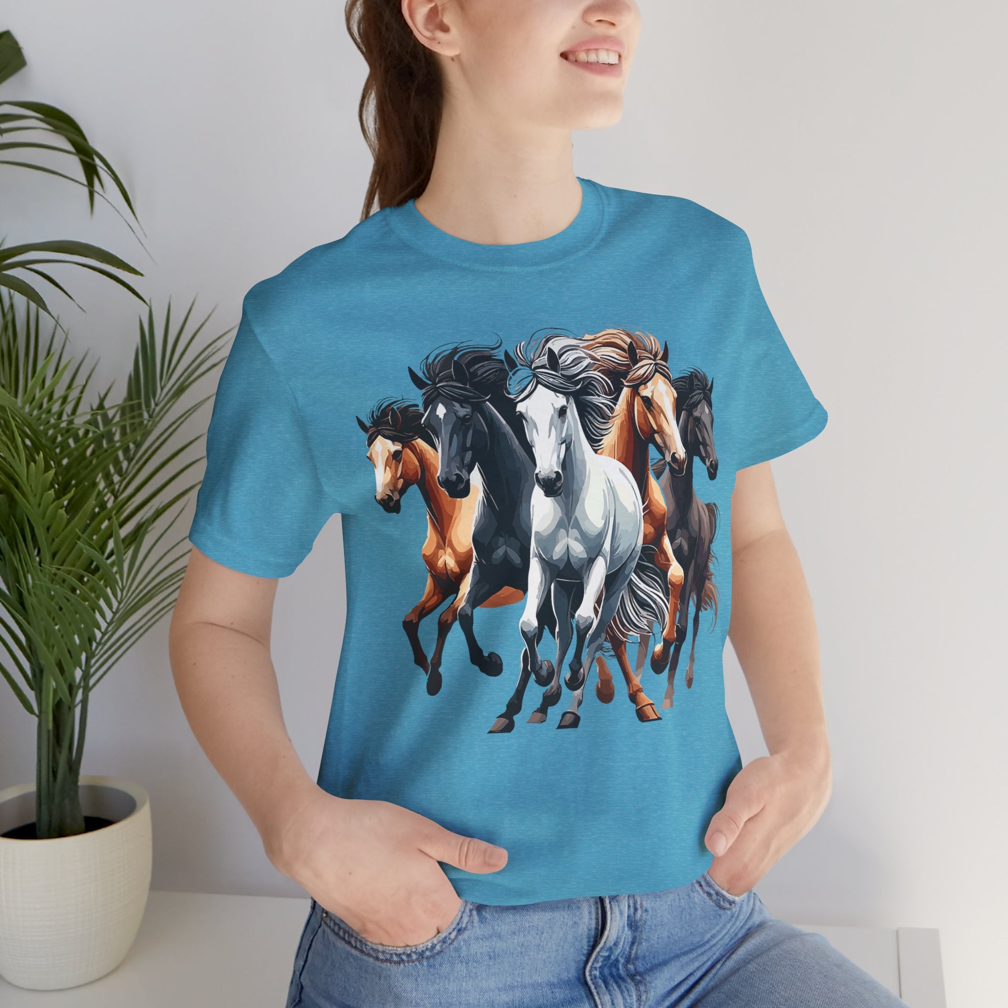 Wild Horse Western Tee — Custom Rodeo-Inspired Graphic T-Shirt