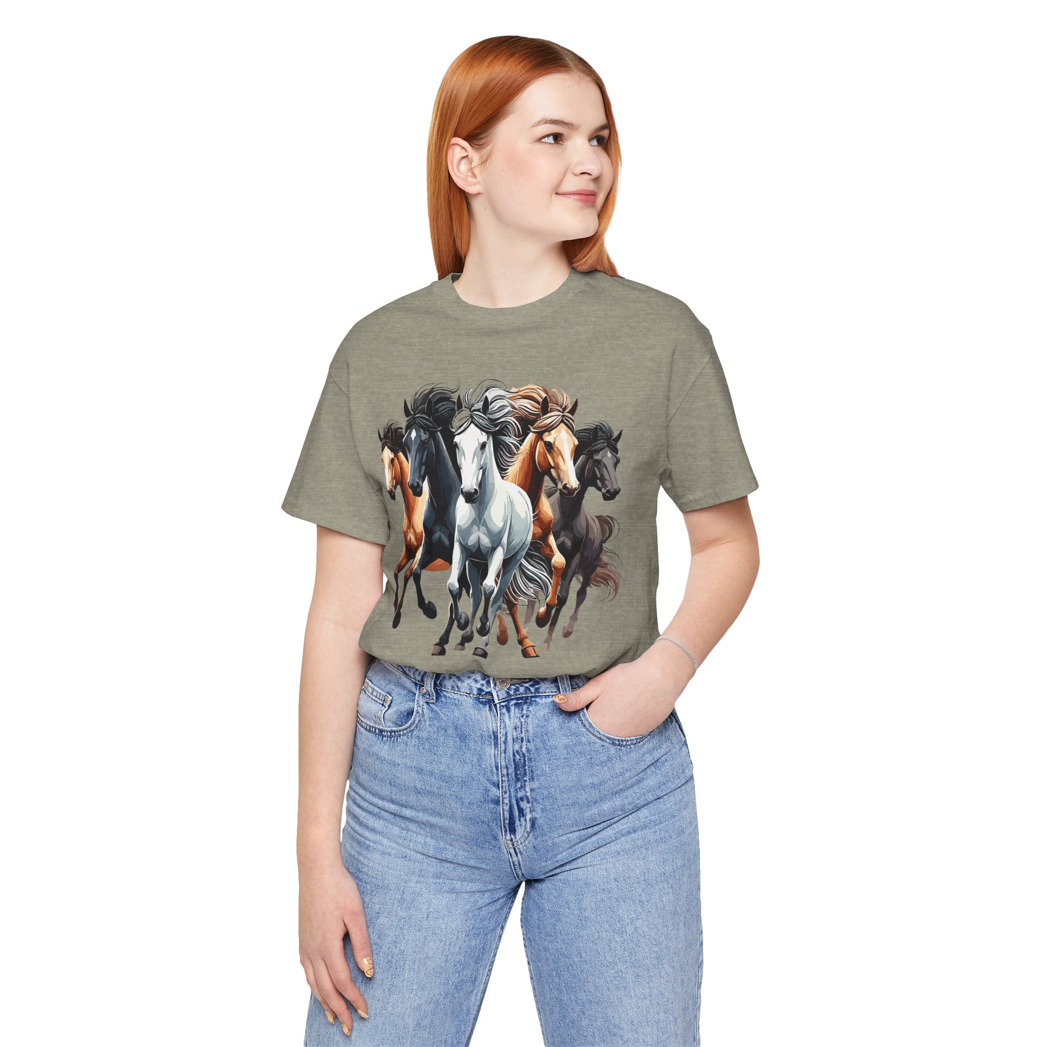 Wild Horse Western Tee — Custom Rodeo-Inspired Graphic T-Shirt