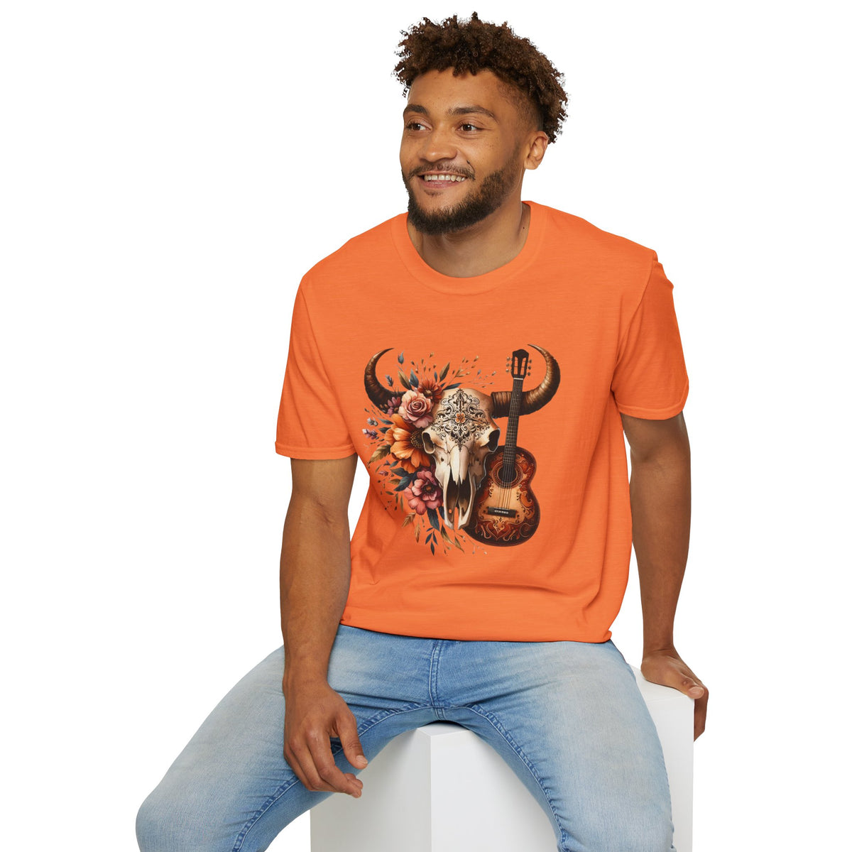 Western Skull Unisex Soft style T-Shirt
