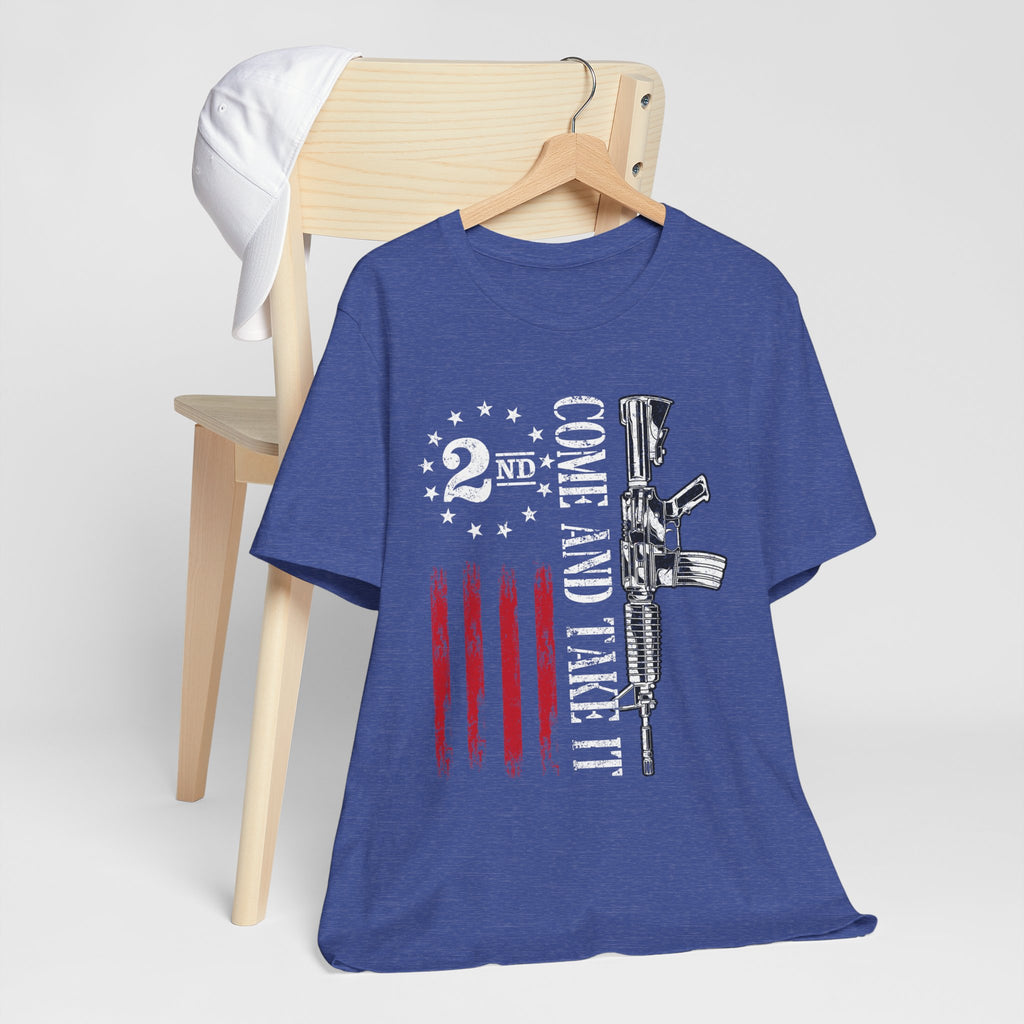 2nd Amendment 'Come and Take It' USA Flag T-Shirt