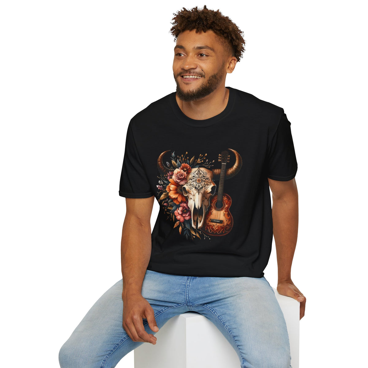 Western Skull Unisex Soft style T-Shirt