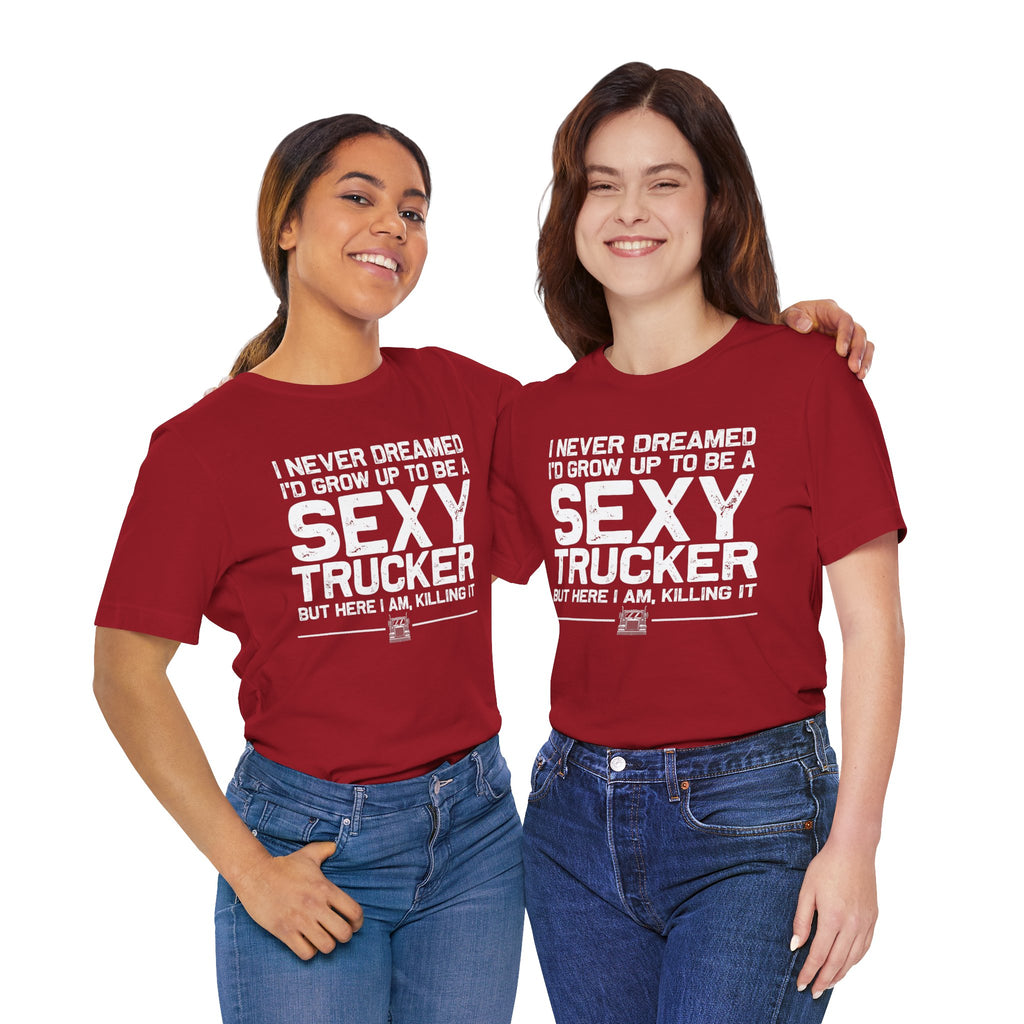 Funny Truck Driver Tee for Trucker Women — Women’s Trucker Shirt