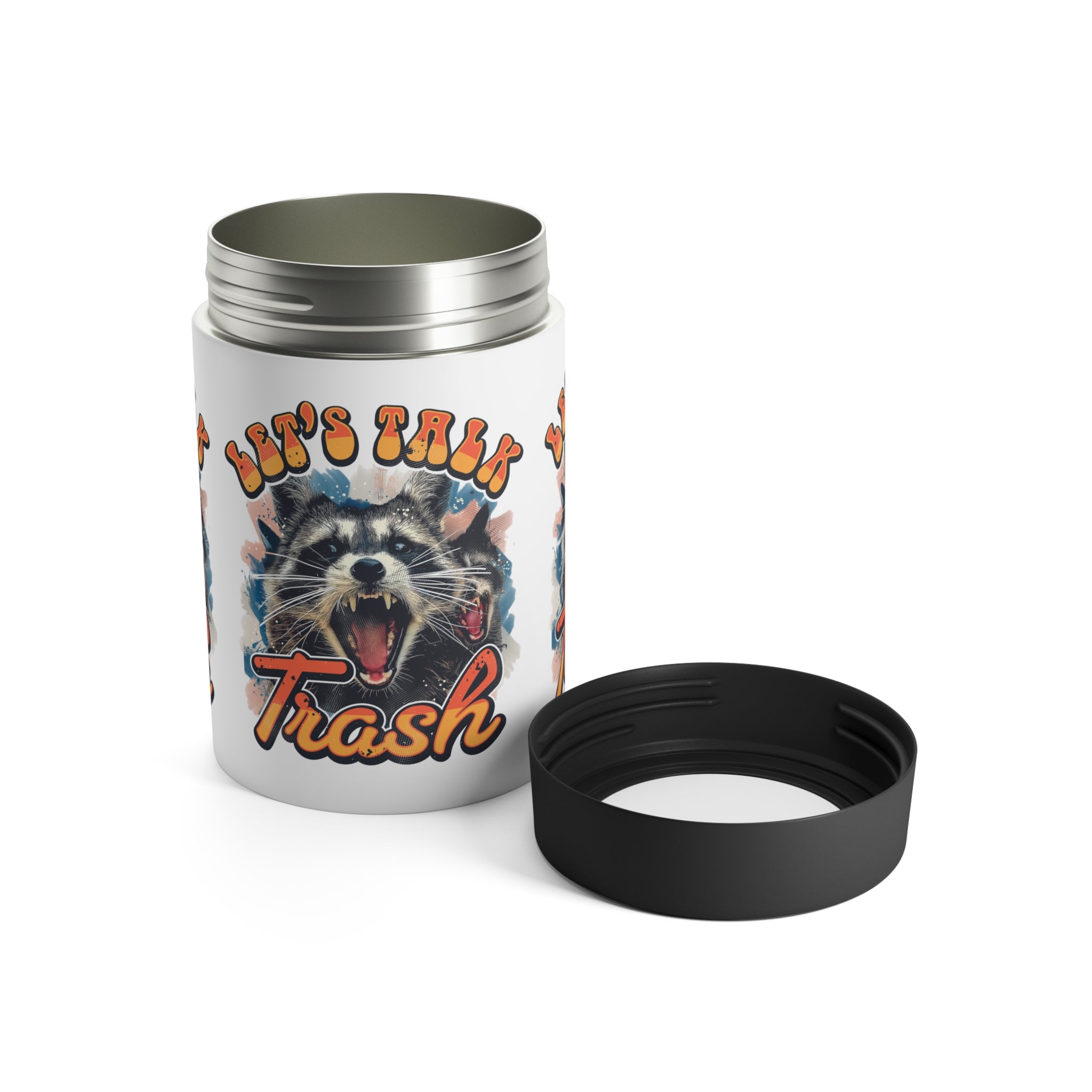 Can Holder — "Let's Talk Trash" Beer Can Holder