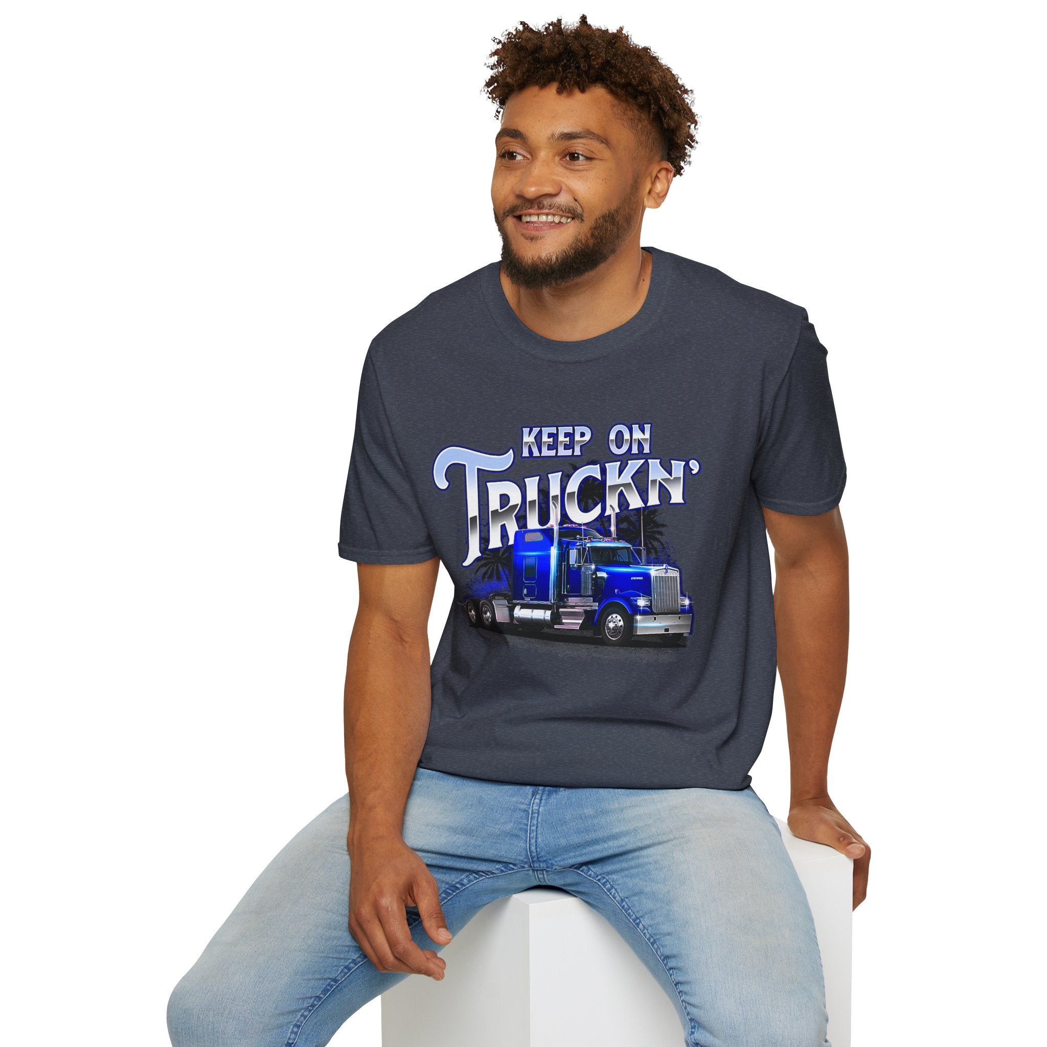 Keep On Truckn Trucker Soft Style T-Shirt