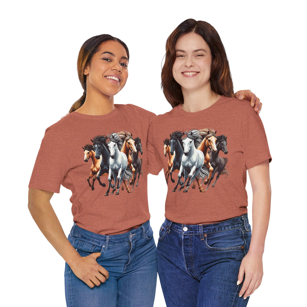 Wild Horse Western Tee — Custom Rodeo-Inspired Graphic T-Shirt