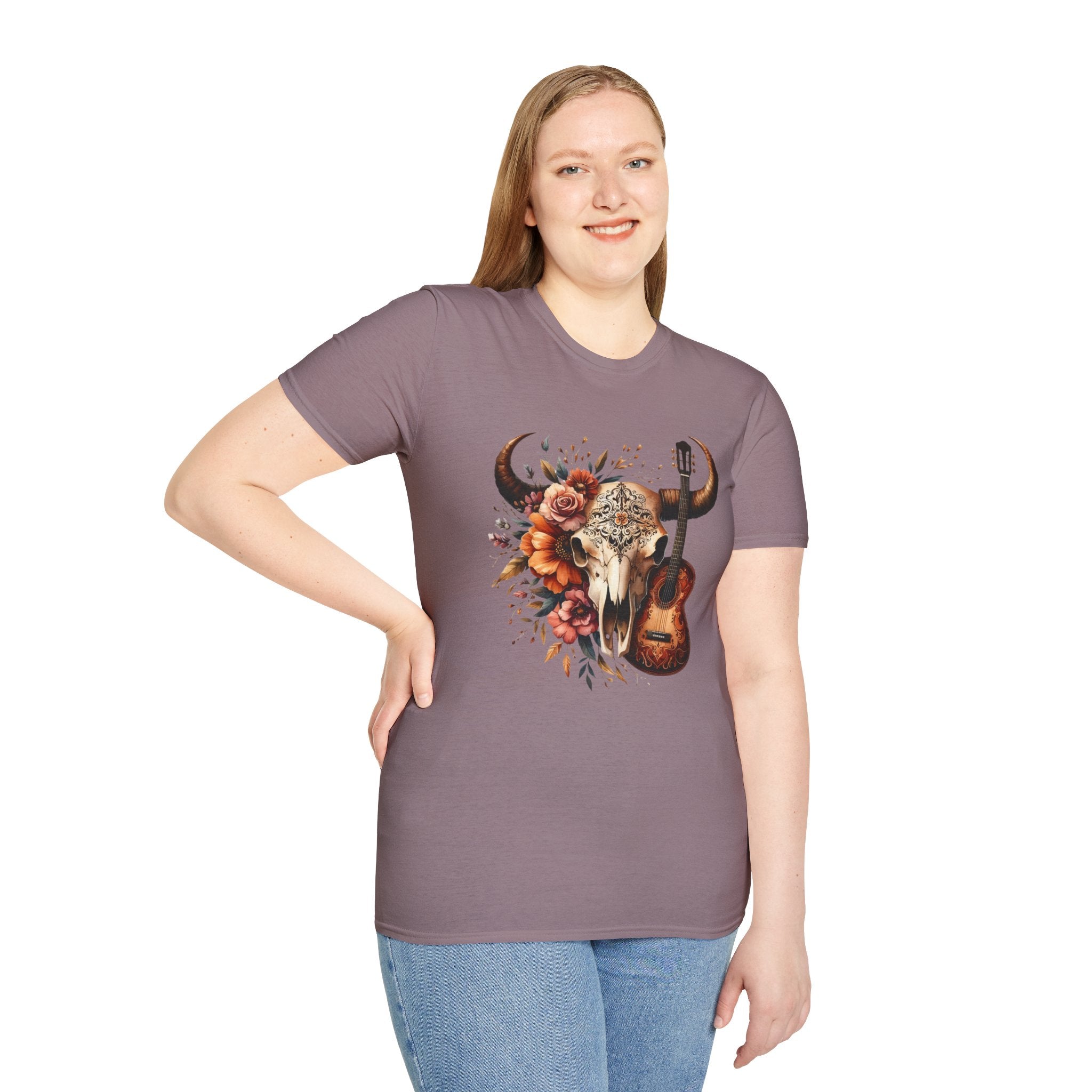 Western Skull Unisex Soft style T-Shirt