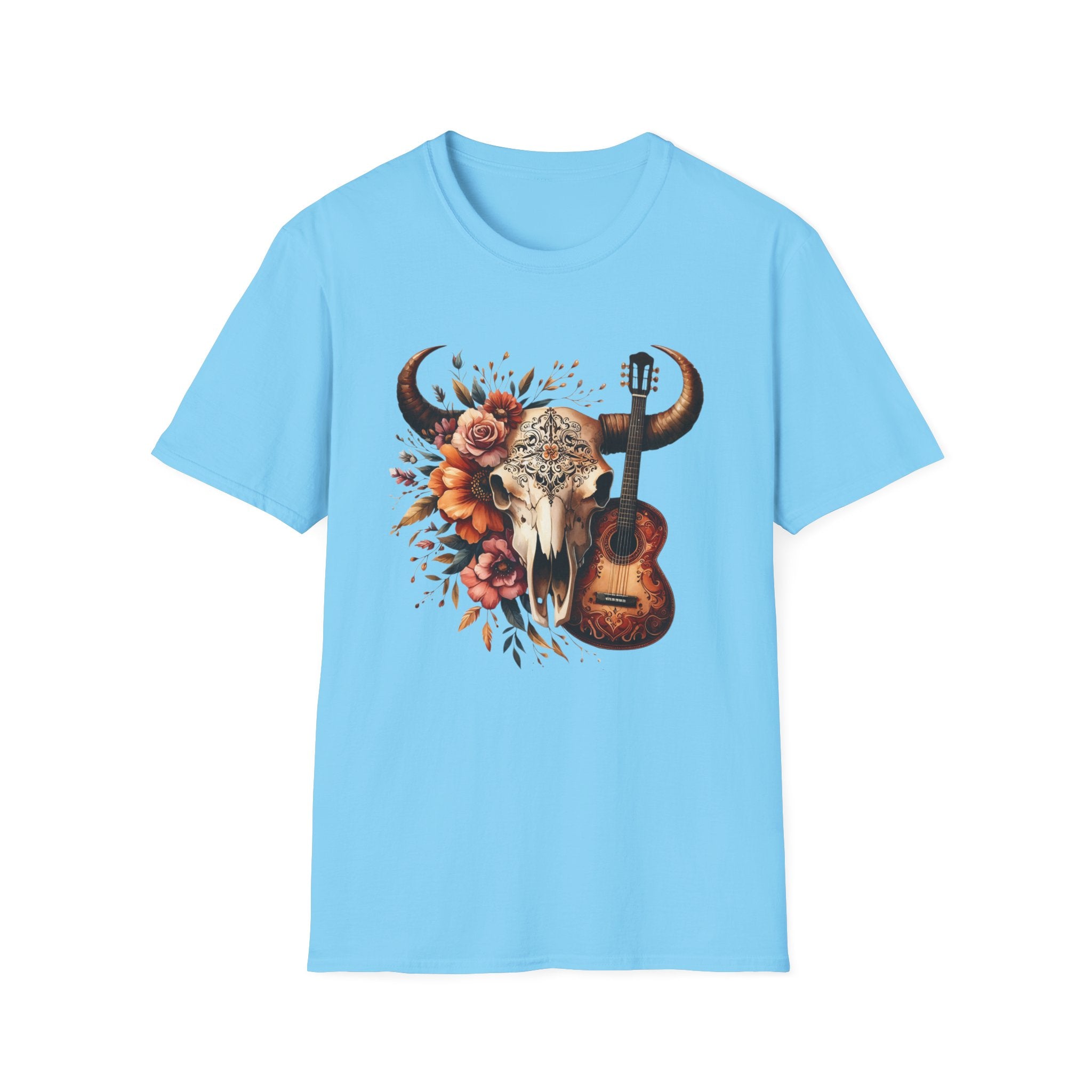 Western Skull Unisex Soft style T-Shirt
