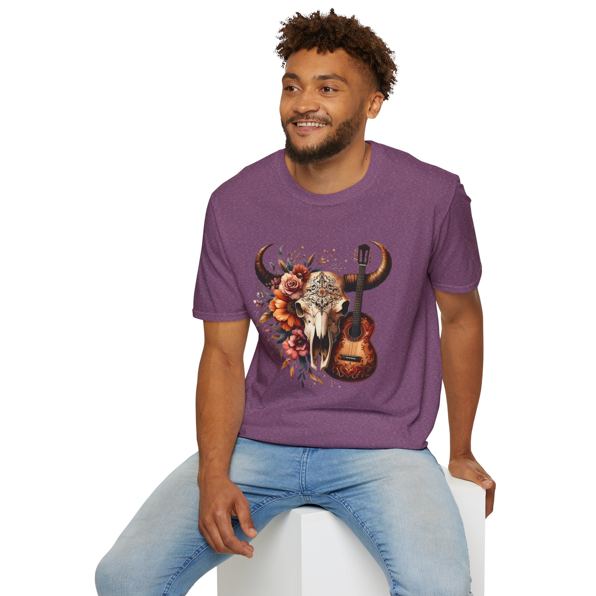 Western Skull Unisex Soft style T-Shirt