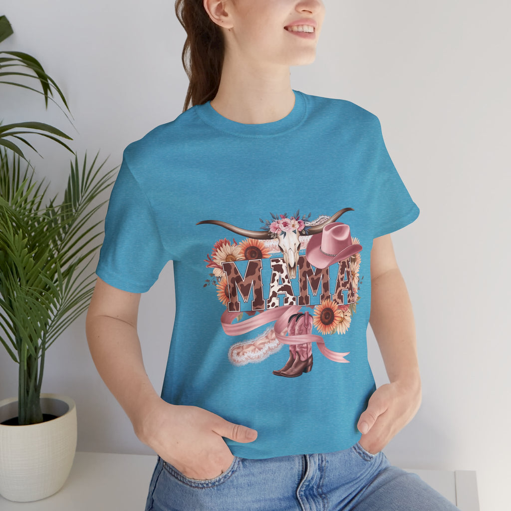 Western 'MAMA' Jersey Tee — Mama Graphic T-Shirt