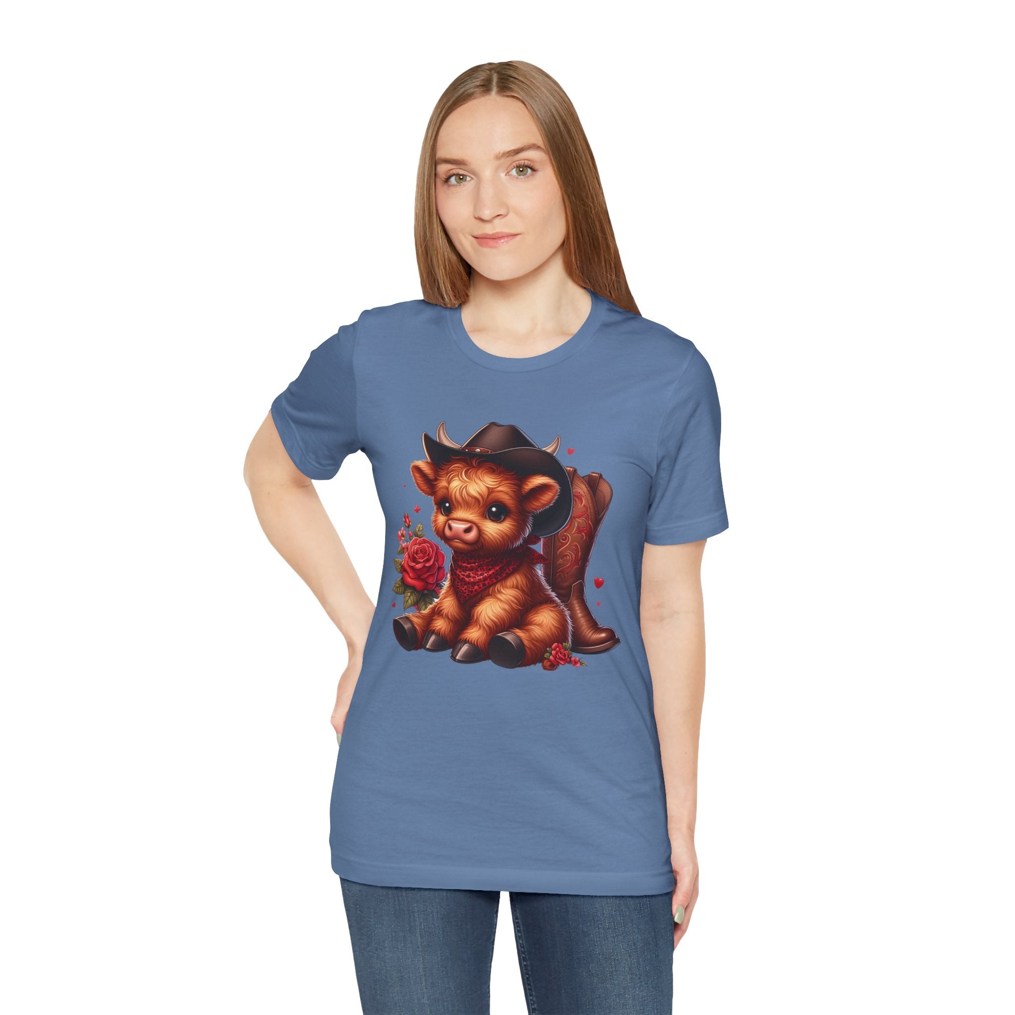 Baby Highland Cow Unisex Jersey Short Sleeve Tee