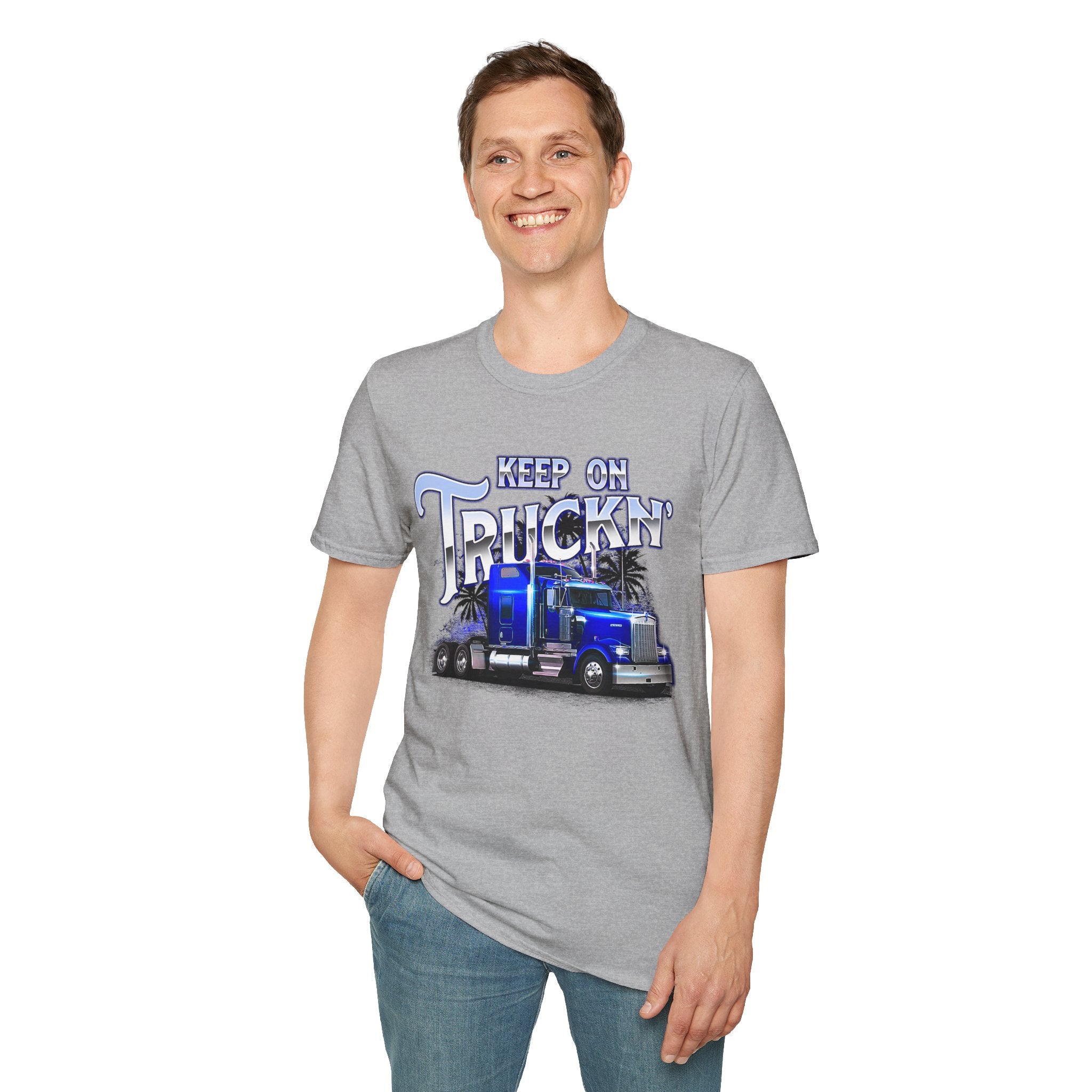 Keep On Truckn Trucker Soft Style T-Shirt
