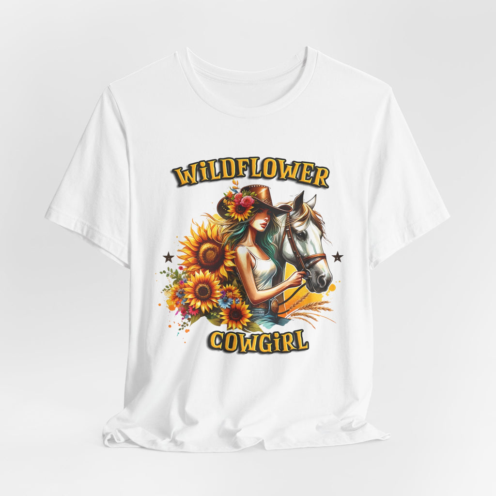 Western Wildflower Girl Jersey Short Sleeve Tee