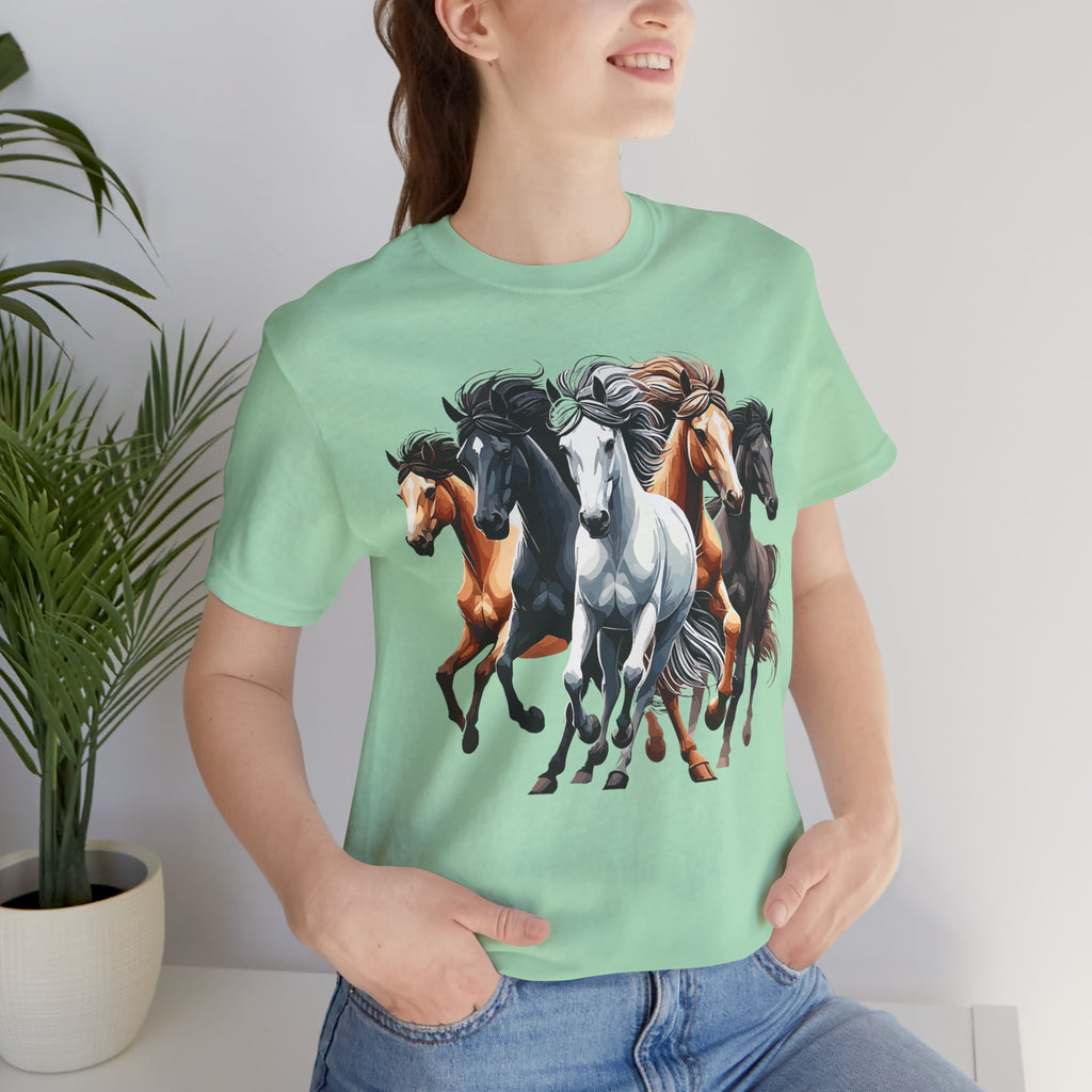 Wild Horse Western Tee — Custom Rodeo-Inspired Graphic T-Shirt