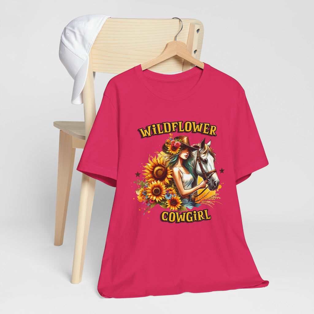 Western Wildflower Girl Jersey Short Sleeve Tee