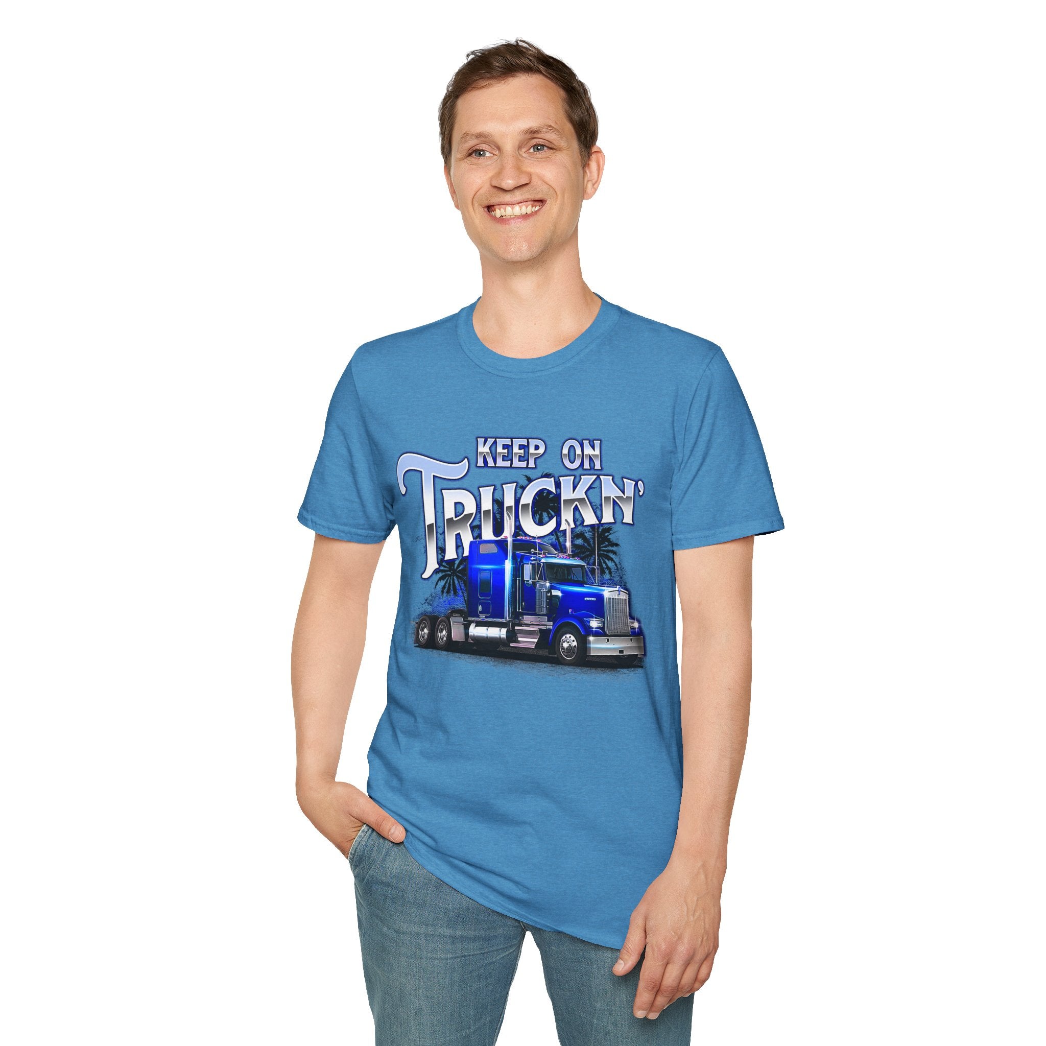 Keep On Truckn Trucker Soft Style T-Shirt