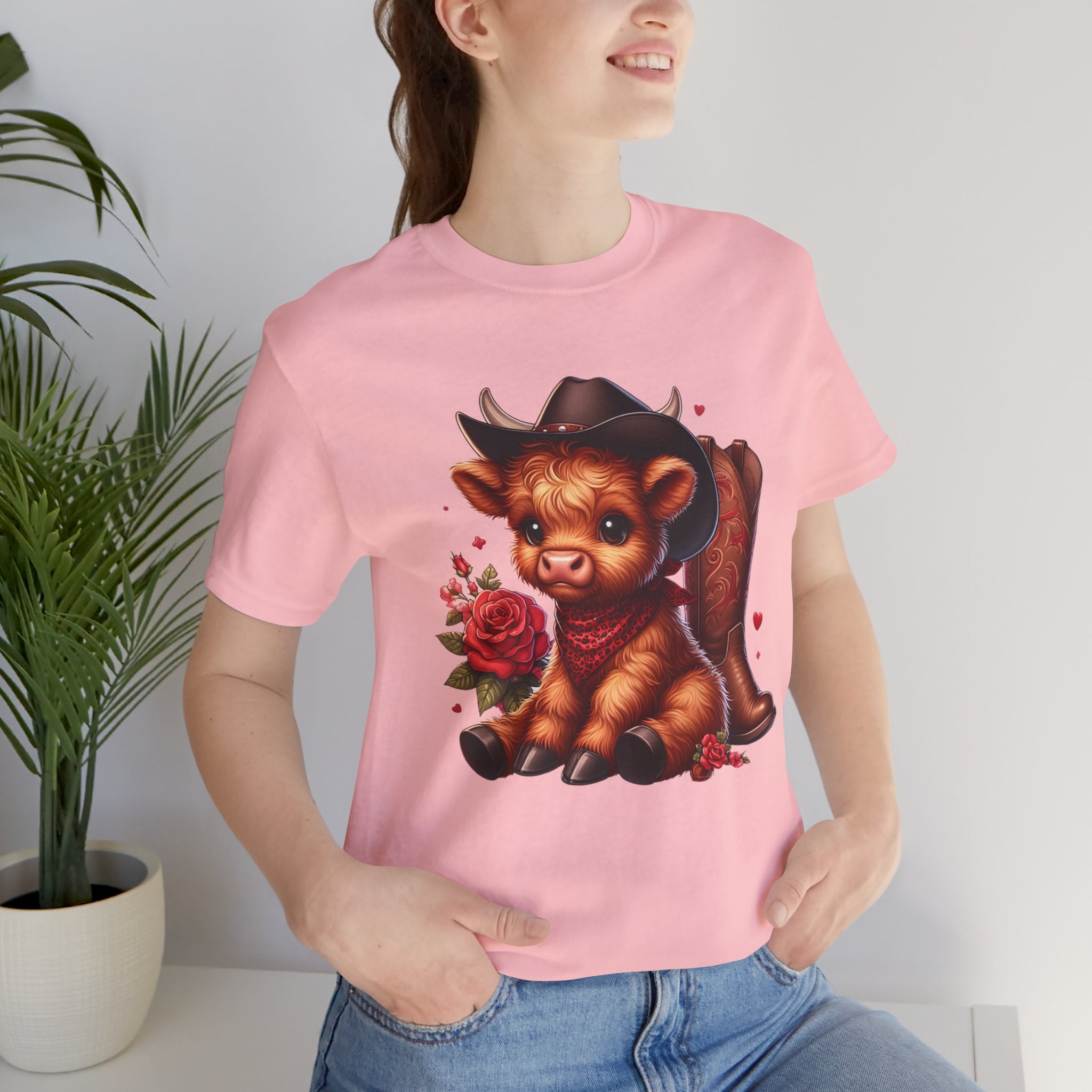 Baby Highland Cow Unisex Jersey Short Sleeve Tee